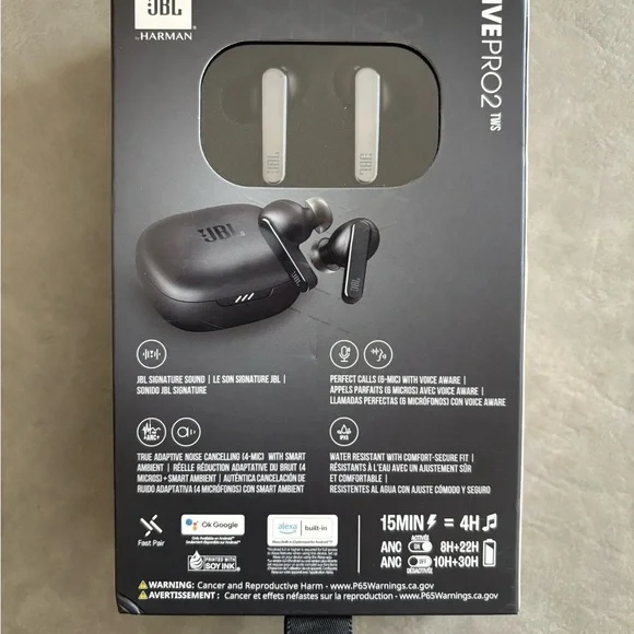JBL Live Pro 2 TWS Earbuds in Black